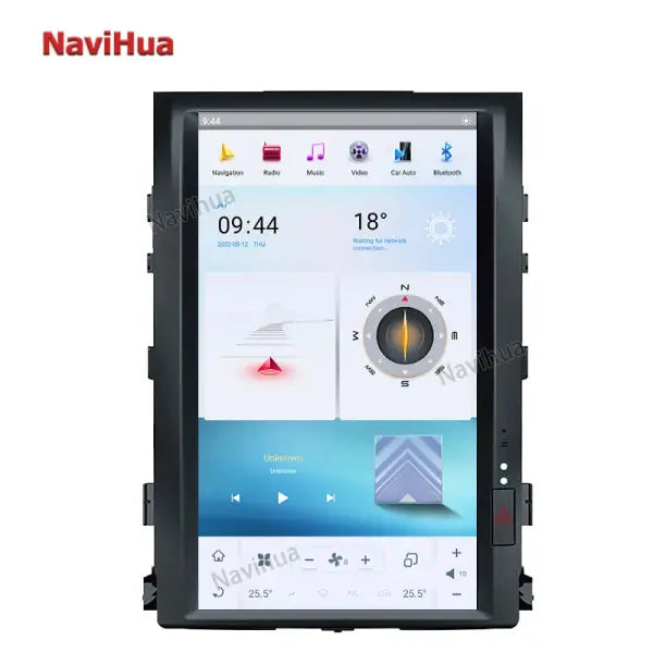 Top Configuration Android 11 Vertical Touch Screen 16 Inch Car DVD Player for Tesla Style Toyota Land Cruiser LC 200