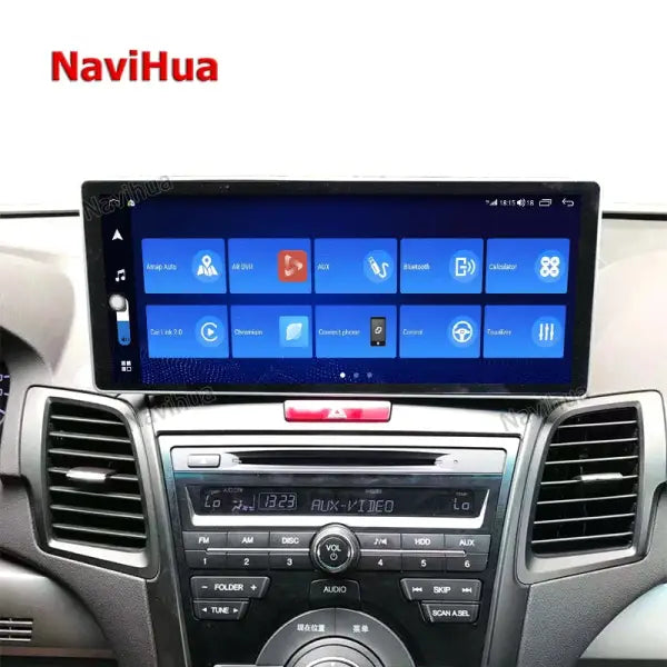 Touch Screen Android 10 Car Radio Audio Stereo Receiver for Honda Acura MDX GPS Navigation 2 Din Carplay Car DVD Player