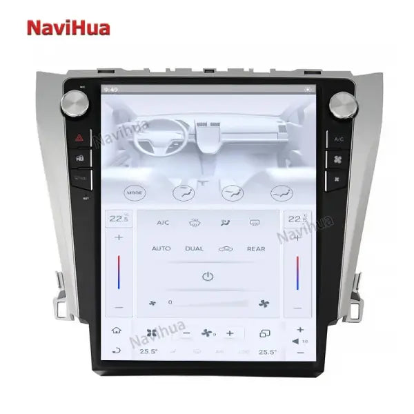 Touch Screen Android 11 GPS Navigation Car DVD Player Stereo Auto Radio for Tesla Style Toyota Camry 2012-2016