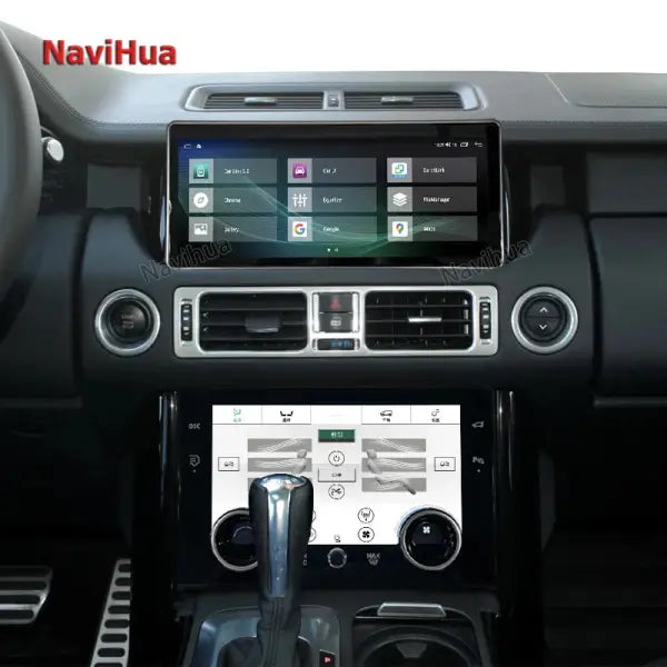 Touch Screen Android Car DVD Player Multimedia and AC Condition Control Panel for Land Range Rover V8 2005-2012