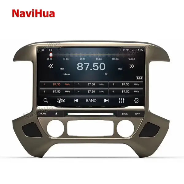 Touch Screen Android Car Radio GPS Navigation Stereo Car DVD Player for Chevy Silverado 1500 GMC Sierra 2015-2018