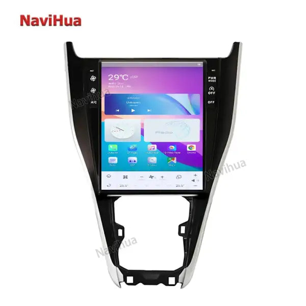 Touch Screen Android Multimedia Audio Radio Auto Stereo Head Unit Car DVD Player for Tesla Style Toyota Harrier 2013-18