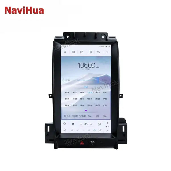 Touch Screen Car DVD Multimedia Player Android 11 13.6 Inch Tesla Vertical Screen Car Radio for Ford Taurus X 2009-2018