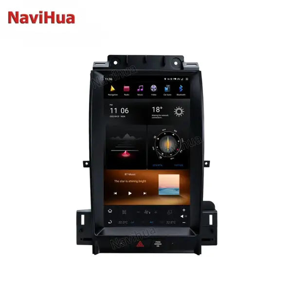 Touch Screen Car DVD Multimedia Player Android 11 13.6 Inch Tesla Vertical Screen Car Radio for Ford Taurus X 2009-2018