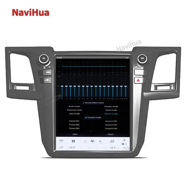 Touch Screen Car DVD Player Head Unit Monitor Multimedia GPS Navigation Android Car Radio for Toyota Fortuner