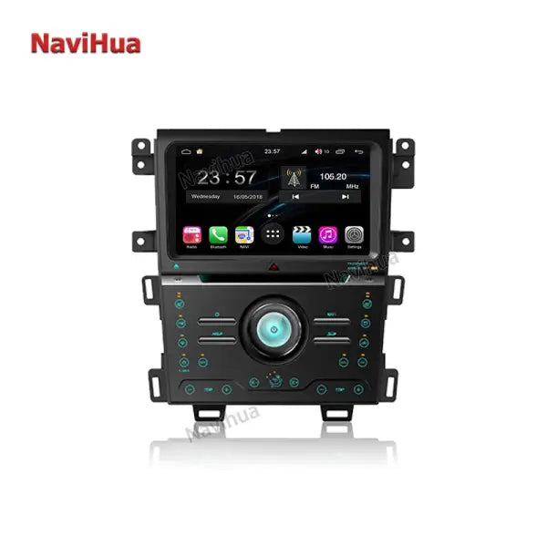 Touch Screen DSP Carplay Android Car Radio Stereo Receiver GPS Navigation Car DVD Player for Tesla Style Ford Edge 2014