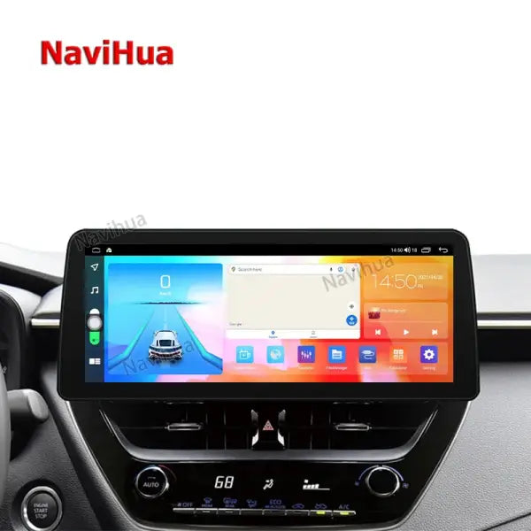 Touch Screen GPS Navigation Carplay Auto Radio Android TV for Toyota Corolla 2014 Multimedia Stereo Car DVD Player