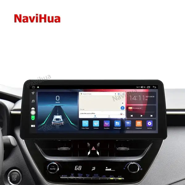 Touch Screen GPS Navigation Carplay Auto Radio Android TV for Toyota Corolla 2014 Multimedia Stereo Car DVD Player