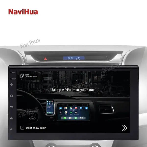 Touch Screen GPS Navigation Center Control DVD 2 Din 10 Inch TS7 Android Universal Car Stereo Radio Video Multimedia