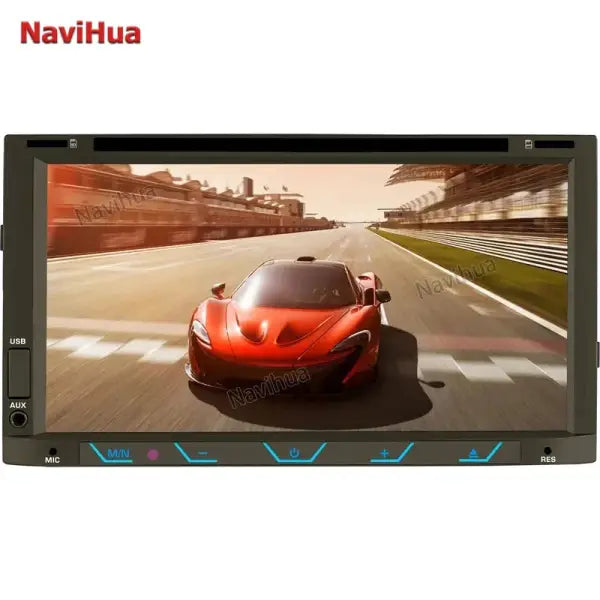 Touch Screen Multimedia Custom 7 Inch Android Car Video Stereo Radio Universal Double Din Car DVD Player GPS Navigation