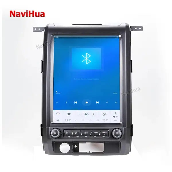 Touch Vertical Screen Radio DVD Player GPS Navigation Android 12.1 Inch Car Stereo for Tesla Style Ford F150 2009-2013