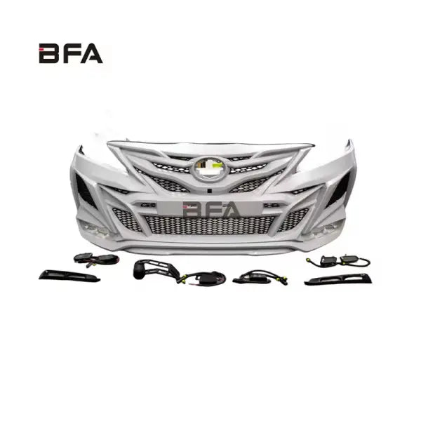 PP High Quality Body Kit for 2018-2023 Toyota Camry Upgraded Khan-Style Front Bumper and Rear Bumper Exhaust Injection Molding