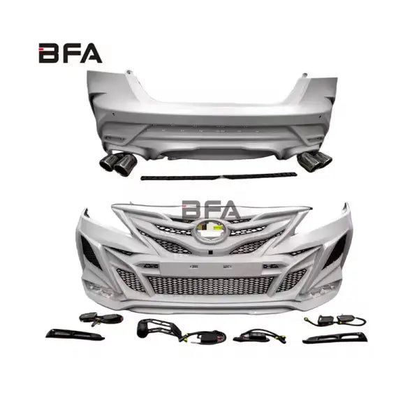 PP High Quality Body Kit for 2018-2023 Toyota Camry Upgraded Khan-Style Front Bumper and Rear Bumper Exhaust Injection Molding