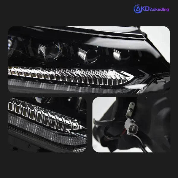 Toyota Camry LED Headlight 2015-2017 Headlights Camry DRL Turn Signal High Beam Angel Eye