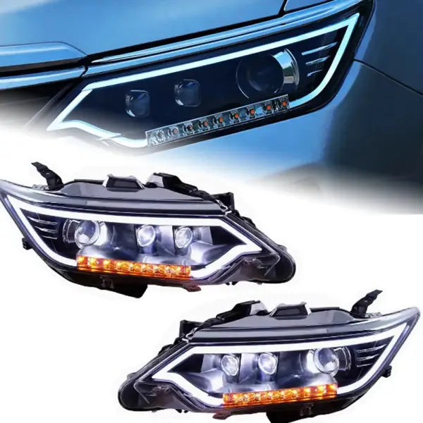 Toyota Camry LED Headlight 2015-2017 Headlights Camry DRL Turn Signal High Beam Angel Eye