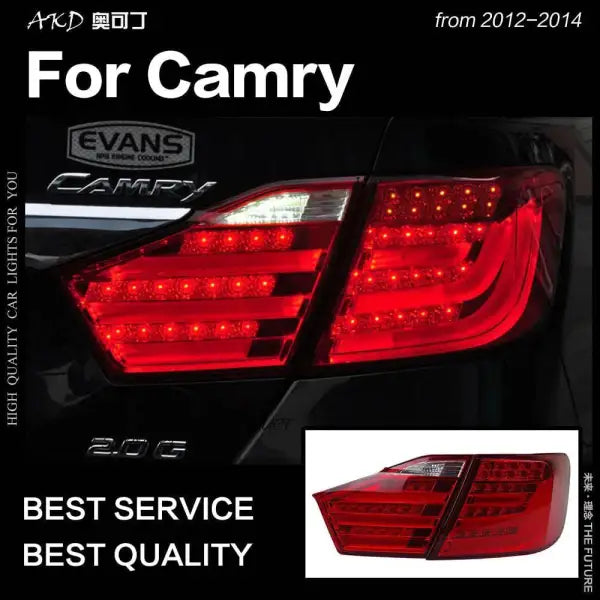 Toyota Camry Tail Lights 2012-2014 Camry V50 LED Tail lamp