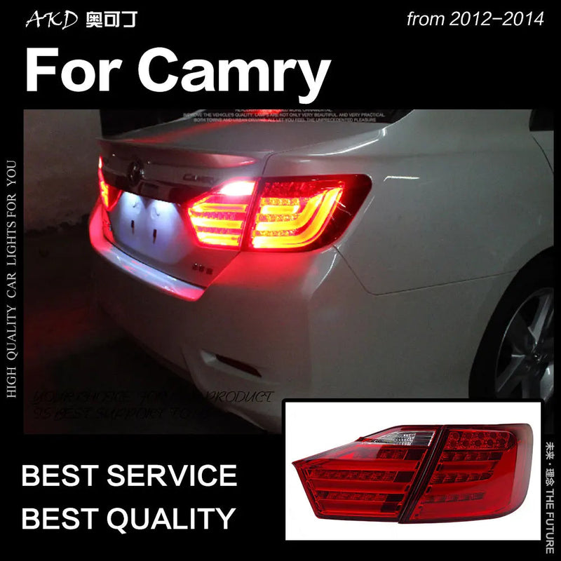 Toyota Camry Tail Lights 2012-2014 Camry V50 LED Tail Lamp LED DRL Signal Brake Reverse