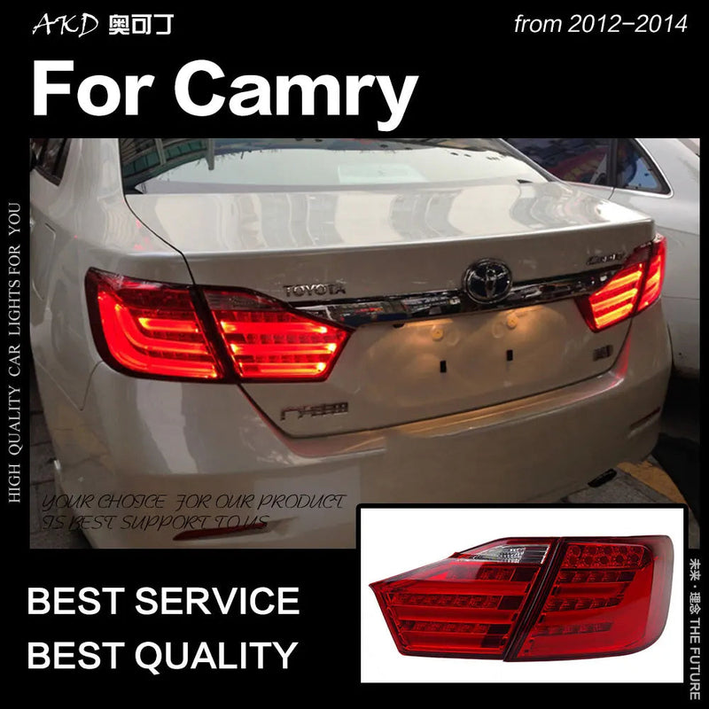 Toyota Camry Tail Lights 2012-2014 Camry V50 LED Tail Lamp LED DRL Signal Brake Reverse