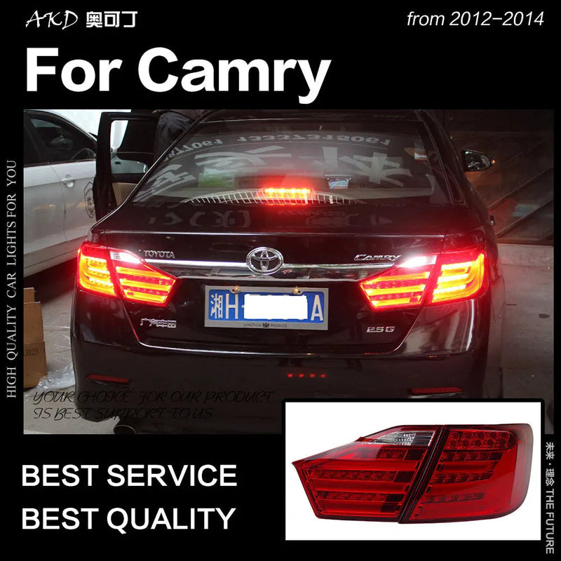 Toyota Camry Tail Lights 2012-2014 Camry V50 LED Tail Lamp LED DRL Signal Brake Reverse