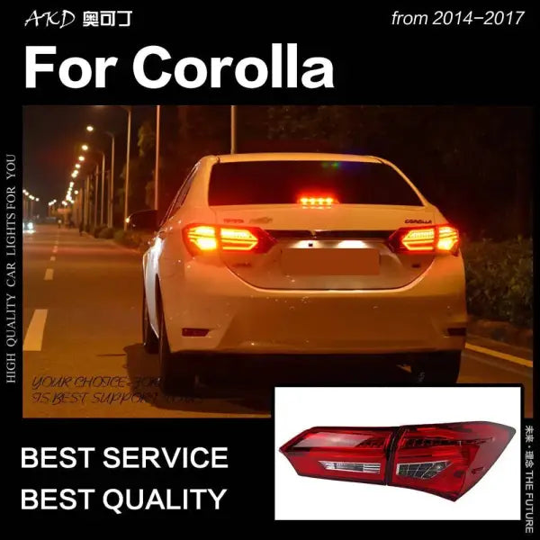 Toyota Corolla Altis Tail Light 2014-2017 Corolla Tail lamp