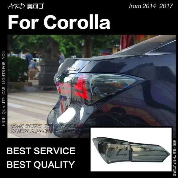 Toyota Corolla Tail Lights 2014-2017 New Altis LED Tail