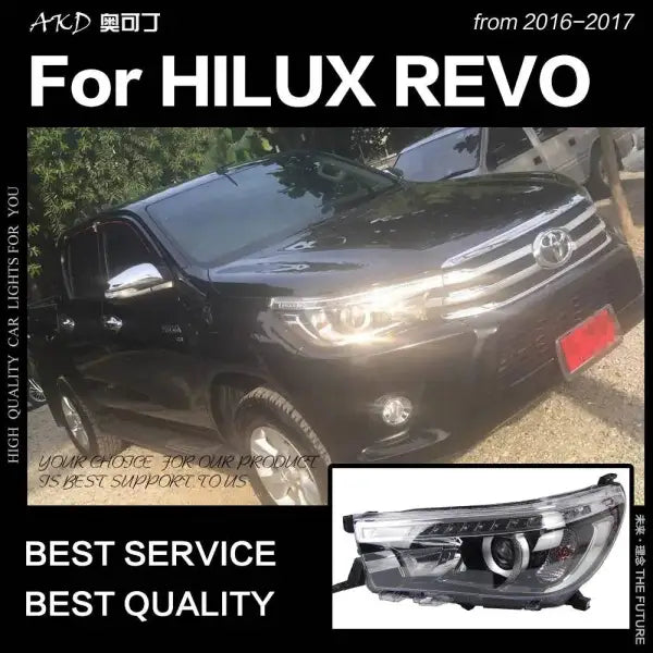 Toyota Hilux Headlights 2015-2017 New Revo LED Headlight