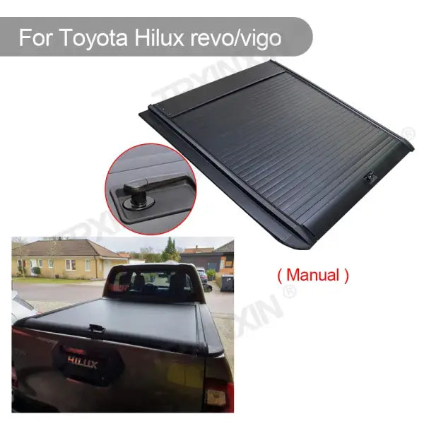 For Toyota Hilux Revo/Vigo/Trd/Rocco Car Trunk Lids Pickup Bed Tonneau Cover Retractable Roller Shutter Electric Manual Password
