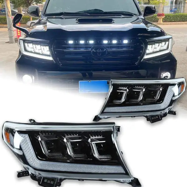 Toyota Land Cruiser Headlights 2008-2015 LC200 LED