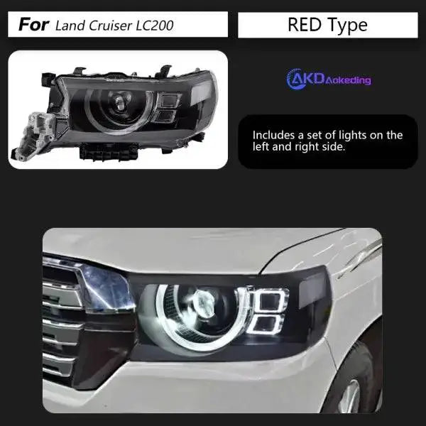 Toyota Land Cruiser Headlights 2016-2021 LC70-LC90 LED