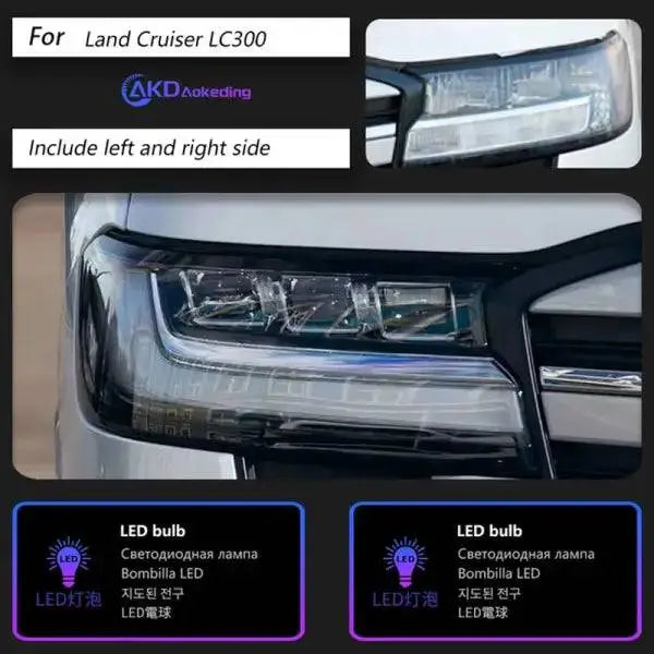 Toyota Land Cruiser LC300 Headlights 2022-2023 LC300 LED