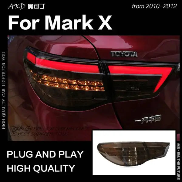 Toyota Mark X Tail Lights 2010-2012 Reiz LED Tail Light DRL