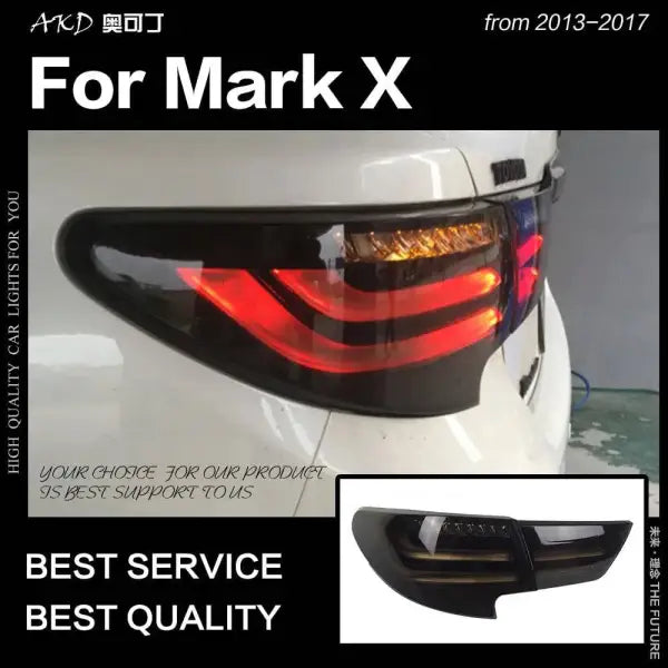 Toyota Mark X Tail Lights 2013-2017 New Reiz LED Tail lamp