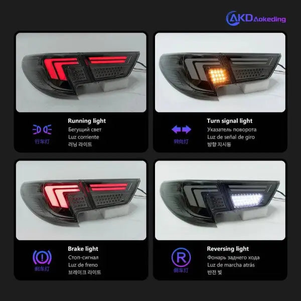 Toyota Mark X Tail Lights 2014-2019 Reiz LED Tail Light LED