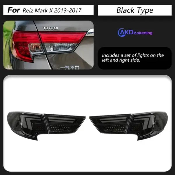 Toyota Mark X Tail Lights 2014-2019 Reiz LED Tail Light LED