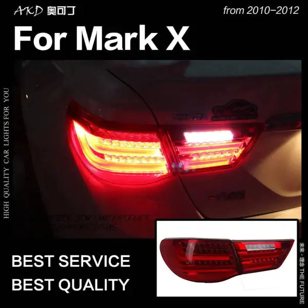 Toyota Reiz Tail Lights 2010-2012 Mark X LED Tail lamp