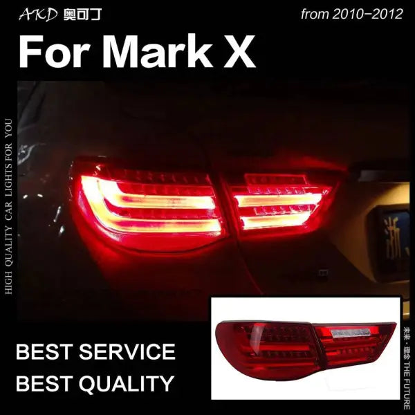 Toyota Reiz Tail Lights 2010-2012 Mark X LED Tail lamp