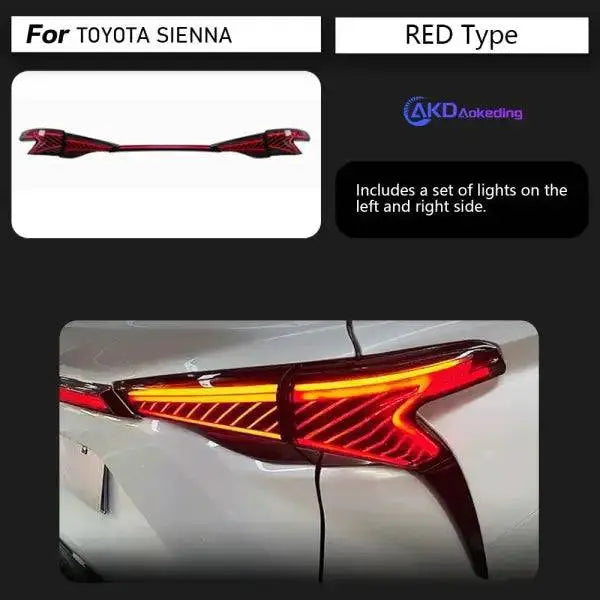 Toyota Sienna Tail Light 2021-2023 Sienna LED Tail Lamp DRL