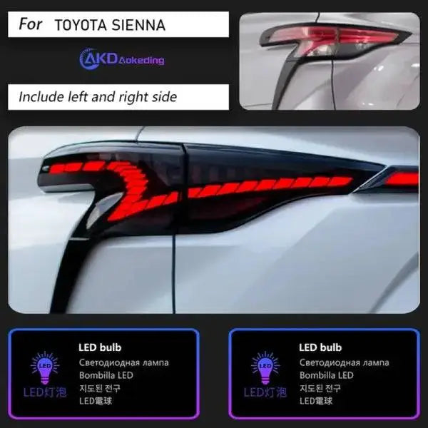 Toyota Sienna Tail Light 2021-2023 Sienna LED Tail Lamp DRL