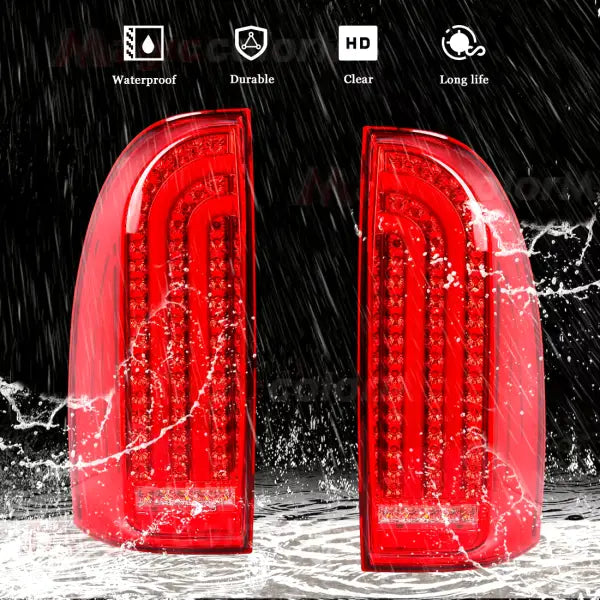 For Toyota Tacoma 2005 2006 - 2013 2014 2015 Car Tail Lamps Running Brake Turn Signal Reverse Warning Taillights Car