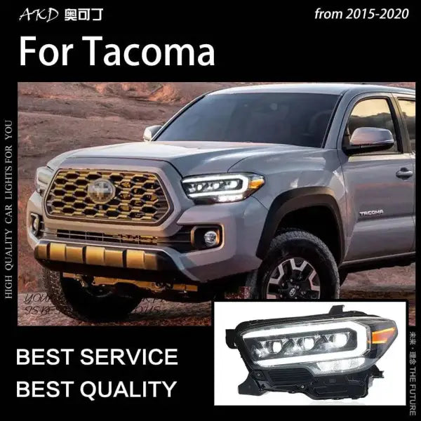 Toyota Tacoma Headlights 2015-2020 Tacoma LED Headlight DRL