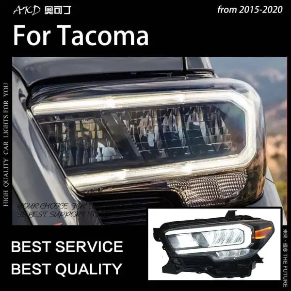 Toyota Tacoma Headlights 2015-2020 Tacoma LED Headlight DRL