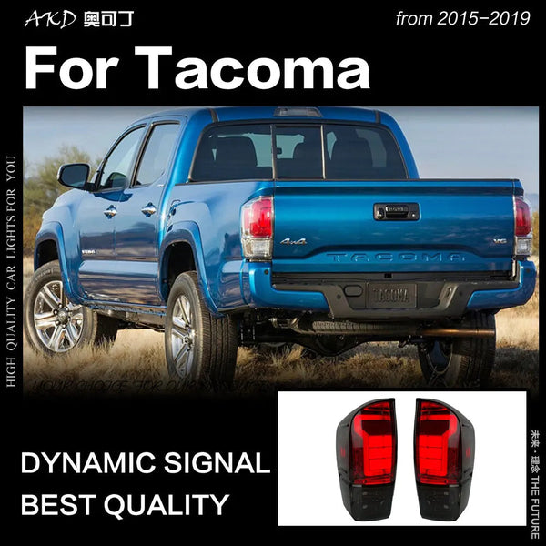 Toyota Tacoma Tail Lights 2015-2019 Tacoma LED Tail Lamp DRL Brake Dynamic Signal Reverse