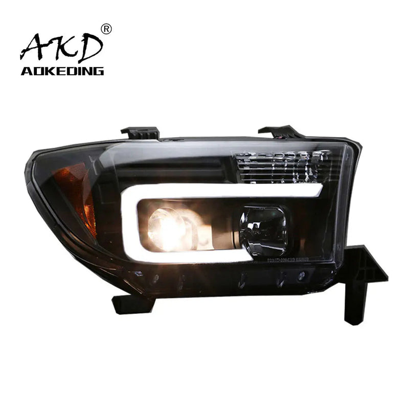 Toyota Tundra Headlights 2007-2013 Tundra LED Headlight DRL High Low Beam LED Xenon Head Lamp