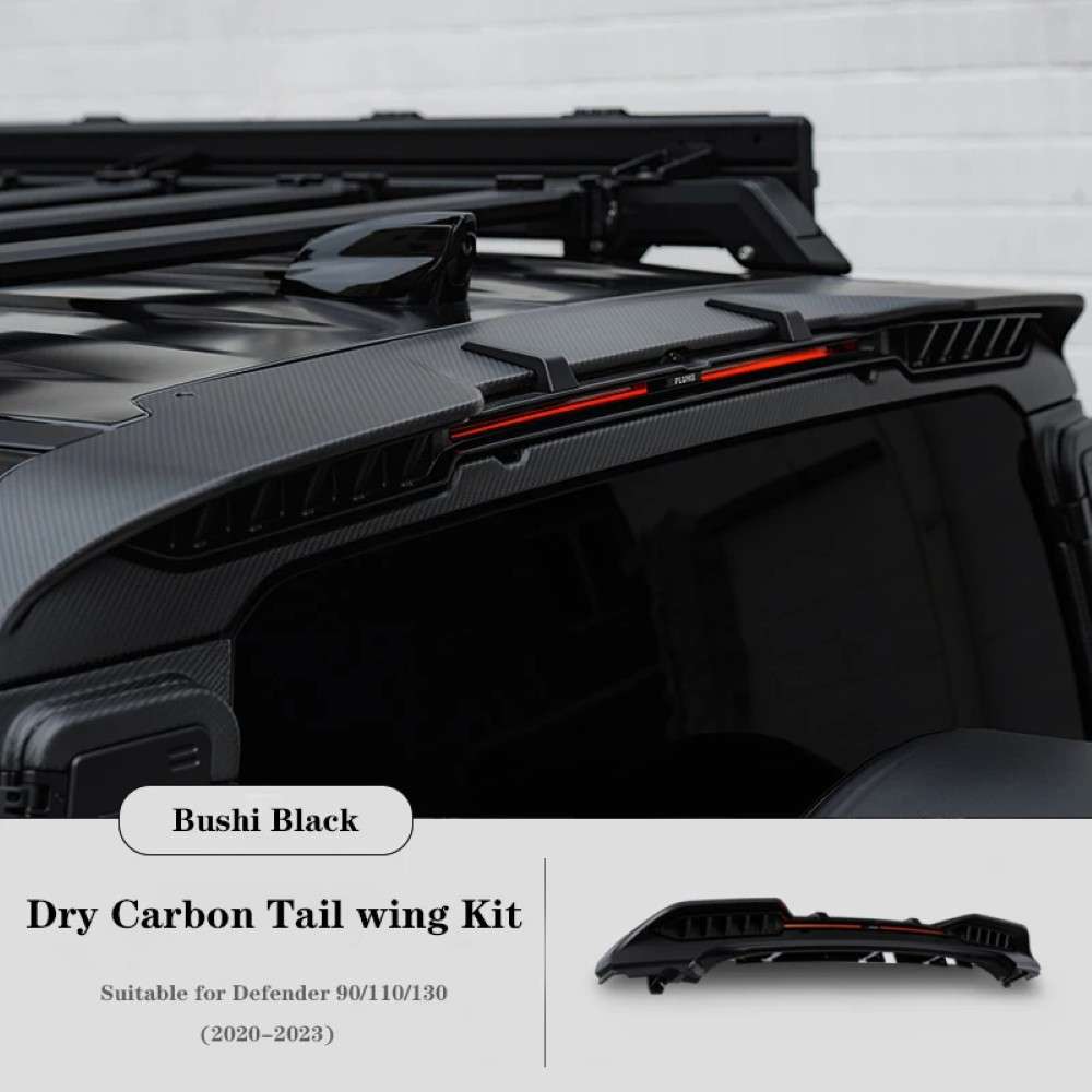 Car Craft Compatible With Range Land Rover Defender 2020-2025 Plumb M-one Rear Trunk Wing Boot Lip Spoiler Carbon Fiber Plumb-013 - CAR CRAFT INDIA