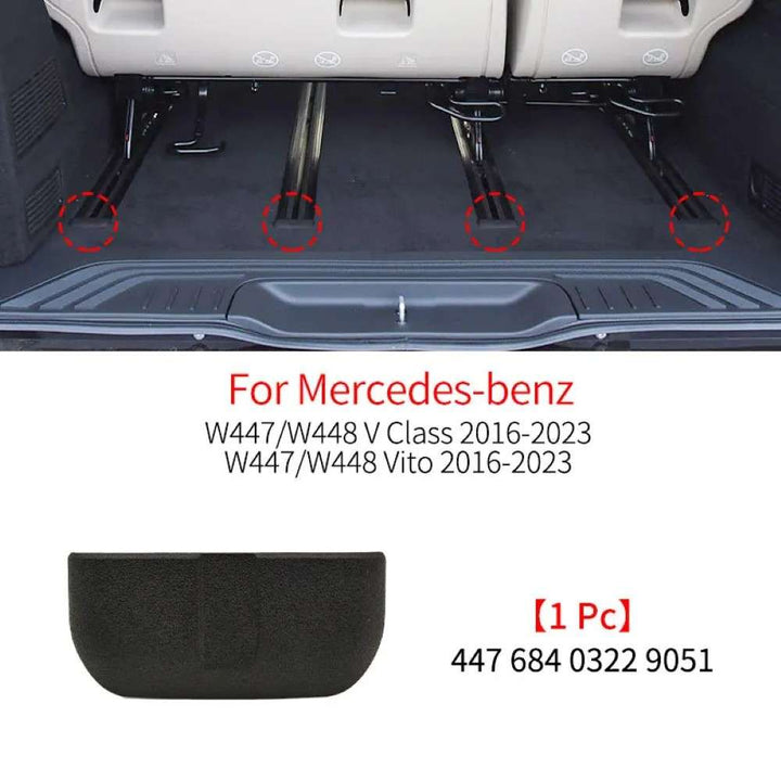Car Craft Compatible With Mercedes Benz Vito V Class W447 W447 V260 2016-2023 Car Trunk Seat Slide Blockage Cover Rear Seat Rail Cover Accessory 4476840322 CC-8468 - CAR CRAFT INDIA
