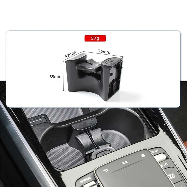 Car Craft Compatible With Mercedes Benz A Class W177 2019 Gla Glb Class W247 H247 2020+ B Class W243 2018+ Cla W118 C118 2019+ Centre Console Cup Drink Holder Divider Model A 1778109703 CC-8104 - CAR CRAFT INDIA