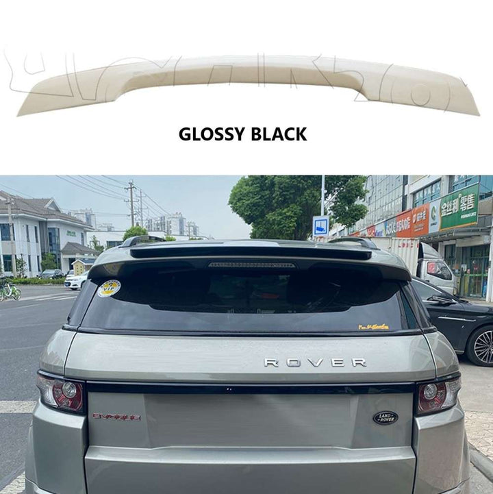 Car Craft Compatible With Range Land Rover Evoque 2012-2019 Rear Trunk Wing Boot Spoiler Lip Splitter Skirt Ar-land-007 Glossy Black - CAR CRAFT INDIA