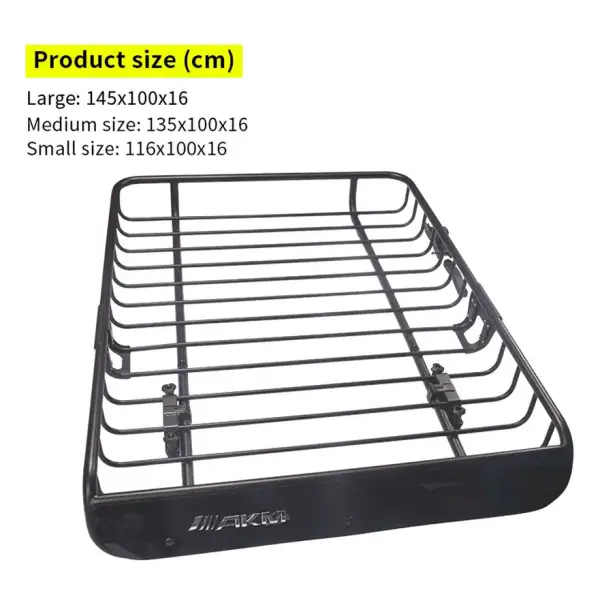 Universal Rooftop Cargo Carrier Roof Luggage Basket for Suv Offroad Travel Luggage Rooftop Holder Carrier Cargo Basket