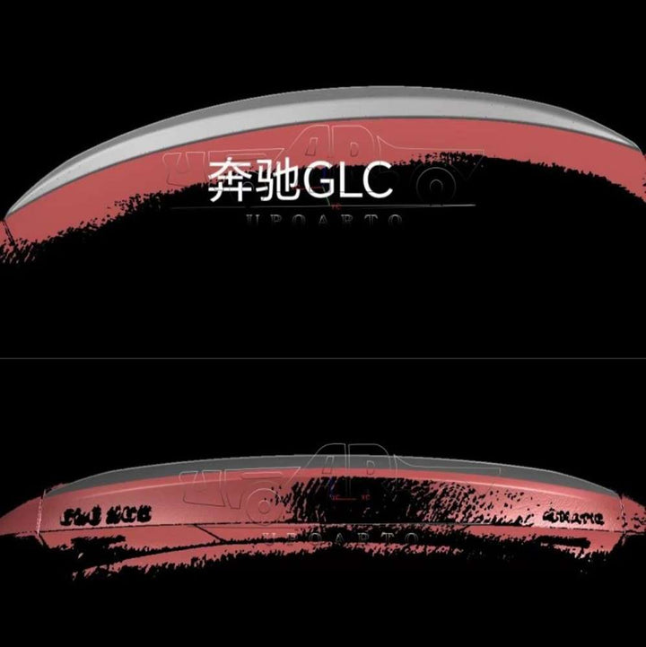 Car Craft Compatible With Mercedes Glc Coupe Amg W254 C254 2024+ Rear Trunk Wing Boot Spoiler Lip Splitter Skirt Amg Style Ar-benz-0108 Gb Glossy Black - CAR CRAFT INDIA