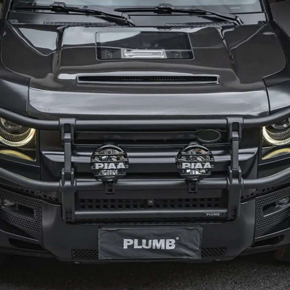 Car Craft Compatible With Range Land Rover Defender 2020-2025 Plumb M-one Front Bumper Guard Frame Plumb-012 - CAR CRAFT INDIA